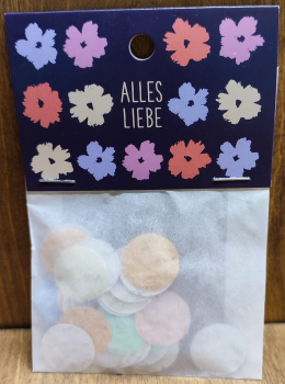 Blumenkonfetti "Alles Liebe"