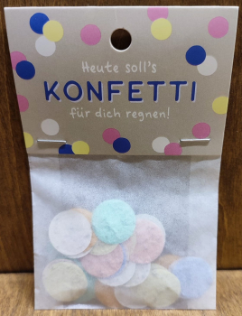 Blumenkonfetti "Heute soll´s Konfetti für dich regnen!"