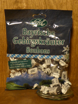 Bonbon Bayrische Gebirgskräuter, 125g