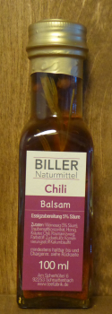 Chili Balsam, Essig Spezialität, 100ml
