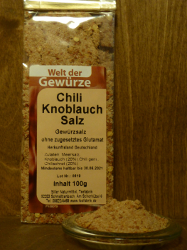 Chili-Knoblauch-Salz fein