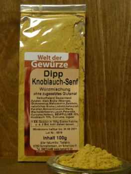 Dipgewürz Knoblauch-Senf