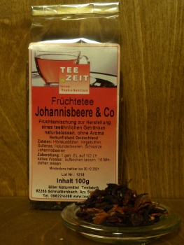 Früchtetee Johannisbeere & Co.