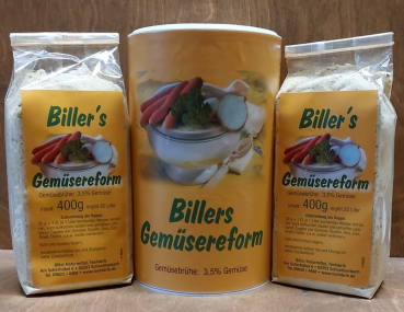 Gemüsereform große Größen, (2x400g NFP, 1x 800g Dose)