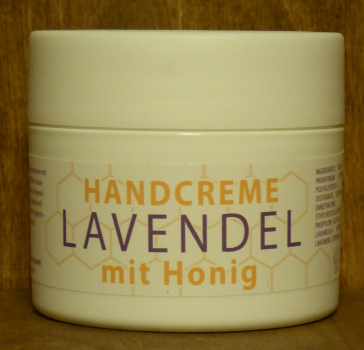 Handcreme Lavendel mit Honig, 100ml