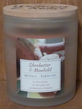 Wellness Duftkerze "Sheabutter & Mandelöl"