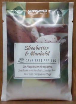 Ganz zart Peeling "Sheabutter & Mandelöl", 80g