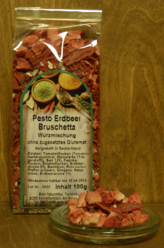 Pesto Erdbeer Bruschetta, 100g Tüte