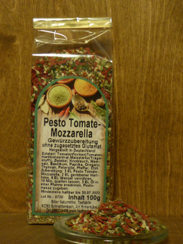 Pesto Tomate Mozzarella, 100g Tüte