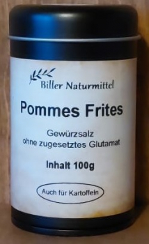 Pommes Frites, Dose schwarz, 100g