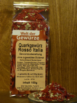 Quarkgewürz Rosso Italia
