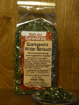 Quarkgewürz Wilder Bärlauch