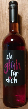 Rosé Glühwein "Ich glüh für dich", 750ml