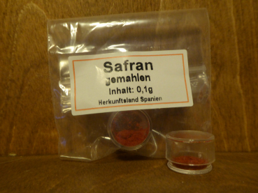 Safran gemahlen 0,1 g