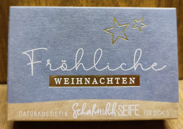 Schafmilchseife "Fröhliche Weihnachten", 100g