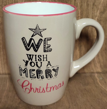Tasse "We wish you a merry Christmas"