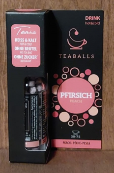 Teaballs Pfirsich (30 - 75 Tassen)