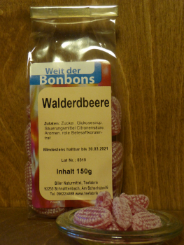 Bonbon Walderdbeere, 150g
