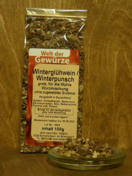 Winterglühwein / Winterpunsch, grob, für die Mühle
