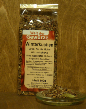 Winterkuchen, grob, für die Mühle