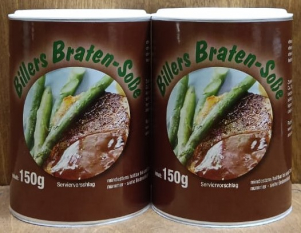 Billers Bratensoße, 2x 150g Dose