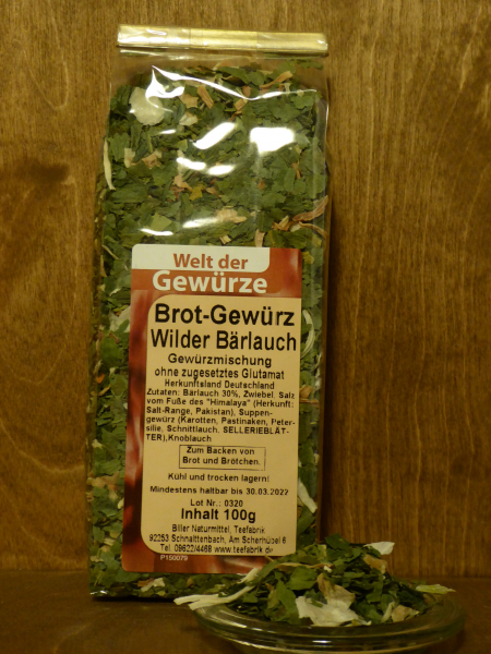 Brotgewürz Wilder Bärlauch