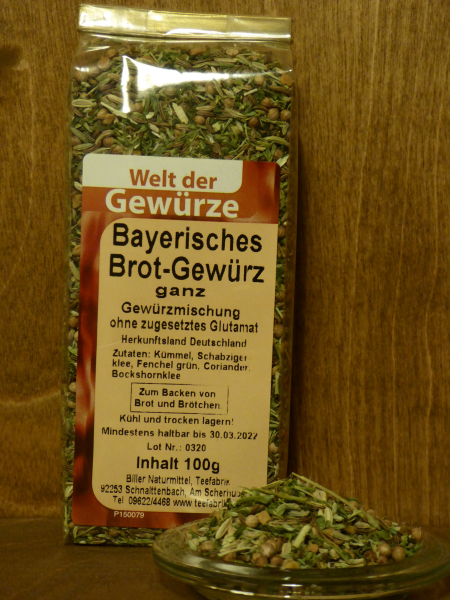 Bayerisches Brotgewürz ganz