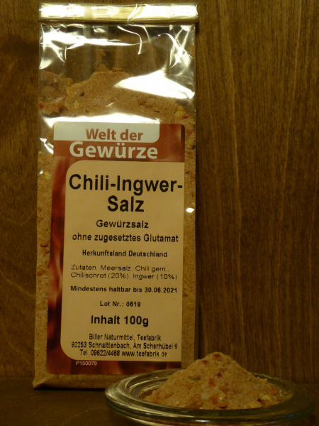 Chili-Ingwer-Salz fein