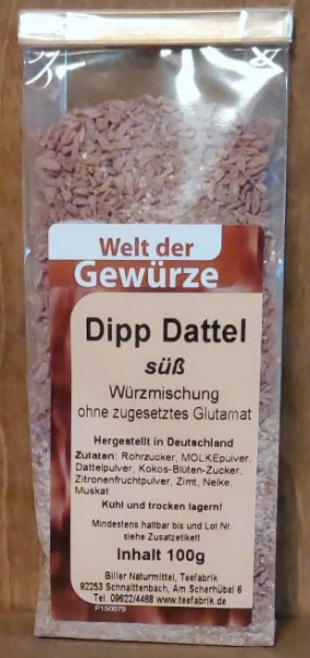 Dipp Dattel süß