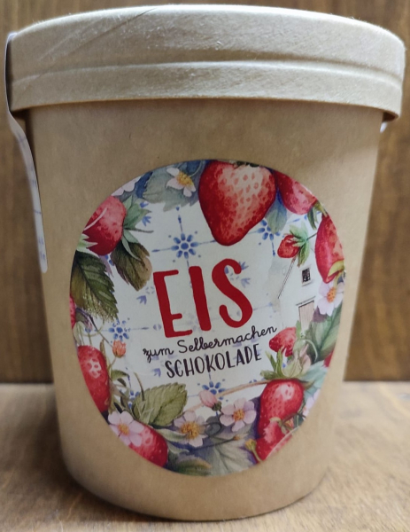 Eis zum Selbermachen "Schokolade (Erdbeeren)", 150g