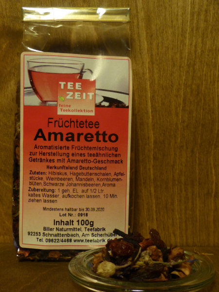 Früchtetee Amaretto