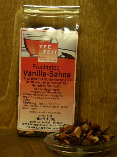 Früchtetee Vanille-Sahne