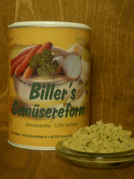 Billers Gemüsereform, Probierangebot, 200g