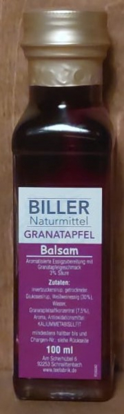 Granatapfel, Essig Spezialität, 100ml