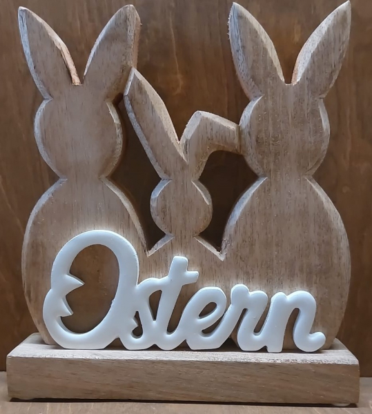 Hasenaufsteller "Ostern", Holz