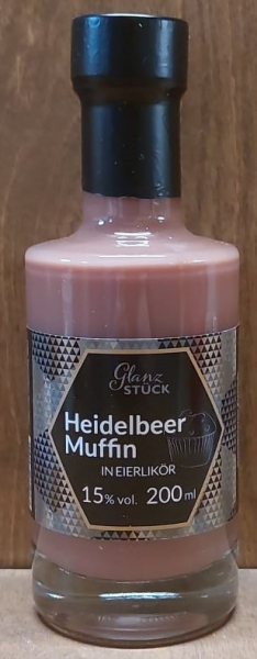 Heidelbeer Muffin in Eierlikör, 200ml