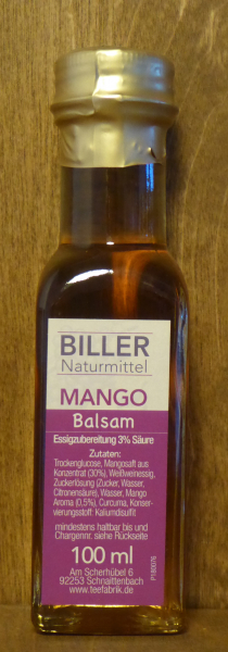 Mango Balsam, Essig Spezialität, 100ml