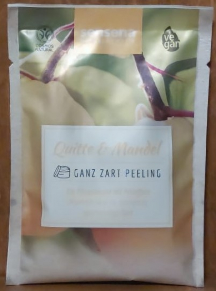 Ganz zart Peeling "Quitte & Mandel", 80g