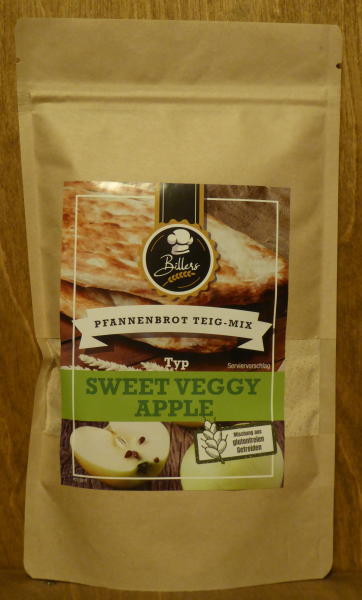 Pfannenbrot Teig Mix - Typ Sweet Veggy Apple, 200g