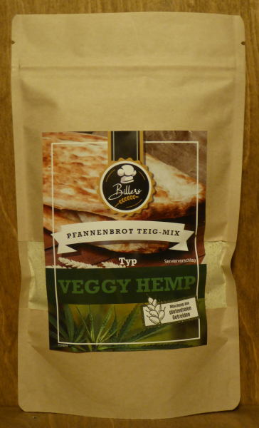 Pfannenbrot Teig Mix - Typ Veggy Hemp, 200g