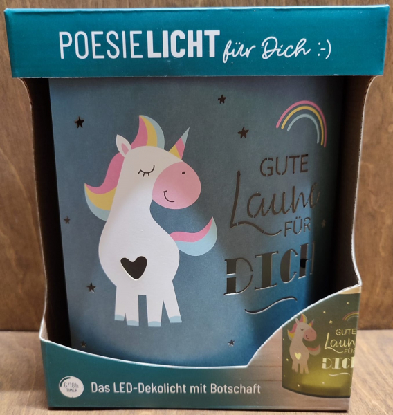 Poesielicht "Gute Laune für dich"