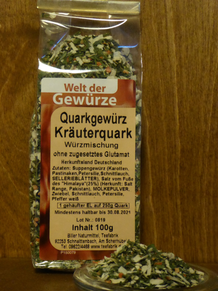 Quarkgewürz Kräuterquark