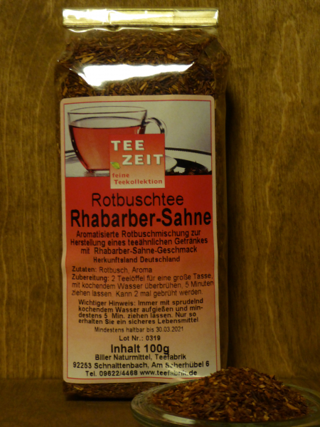 Rotbusch Rhabarber-Sahne