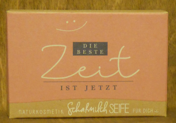 Schafmilchseife "Die beste Zeit ist jetzt", 100g