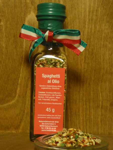 Spaghetti al Olio im Glas, 45g