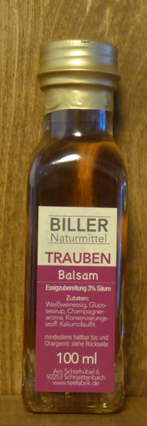 Trauben Balsam, Essig Spezialität, 100ml