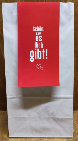 Geschenktüte "Schön, dass es dich gibt"