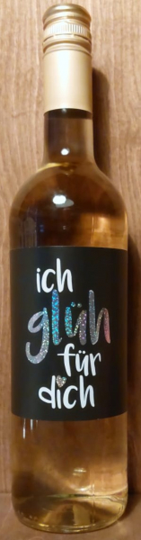 Weißer Glühwein "Ich glüh für dich", 750ml