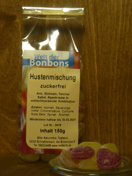 Bonbon Hustenmischung zuckerfrei, 150g