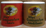 neue Suppen (1x Billers Gemüsereform Typ Tomate, 1x Billers Gemüsereform Typ Huhn & Gemüse)